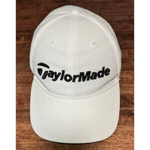 Taylormade SLDR Tour Prefered White Hat Cap Relaxed Fit Adjustable